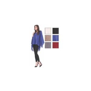 Women's Fashion Solid Color Ponchos