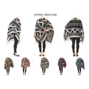 Ladies Winter Sweater Poncho