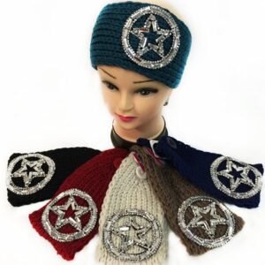386639.jpg Large Rhinestone Circle Star Design Headband
