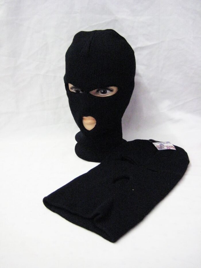 Black Ski Mask 3 Hole