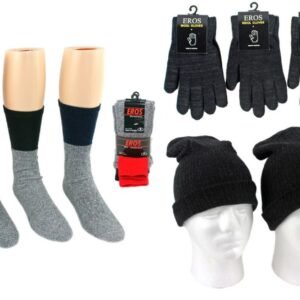 Adult Merino Wool Combo - Hats, Gloves, And Socks Includes