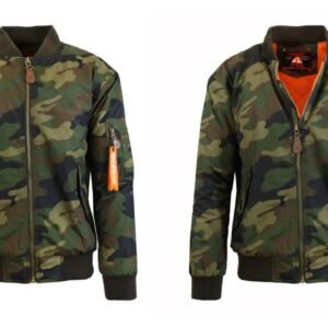 Men's Heavyweight MA-1 Flight Bomber Jacket