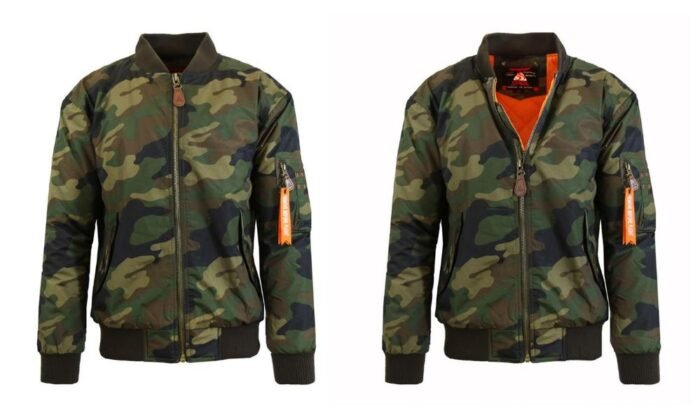 Men's Heavyweight MA-1 Flight Bomber Jacket