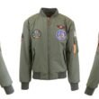 Men's Heavyweight MA-1 Flight Bomber Jacket With Patches