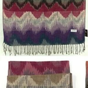 Winter Big Wave Print Pashmina Shawl