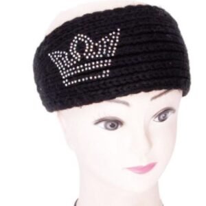 Warm Winter Crown Rhinestone Head Band