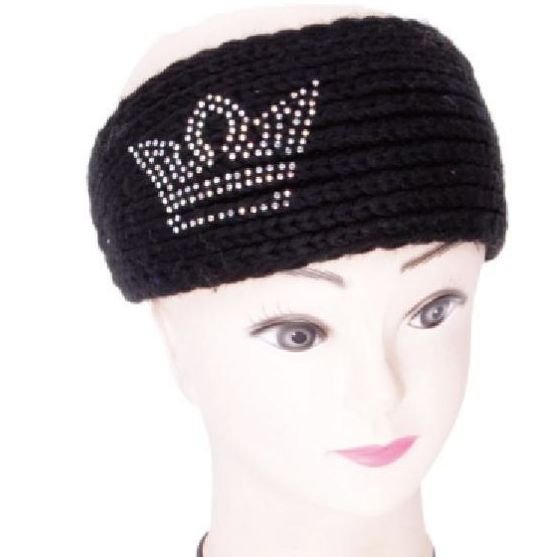 Warm Winter Crown Rhinestone Head Band