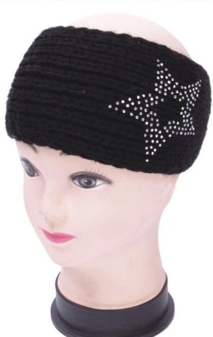 422062.jpg Warm Winter Star Rhinestone Head Band