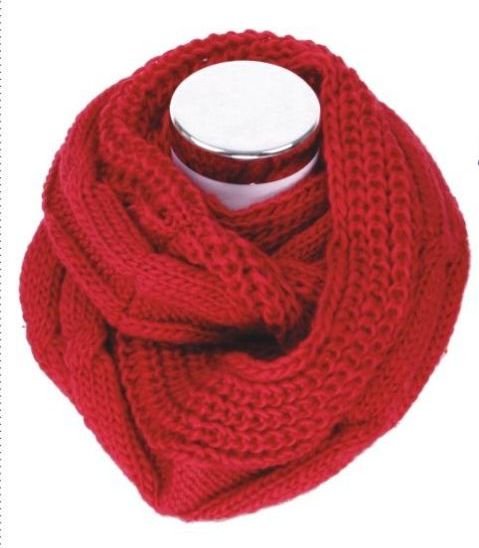 Women's Knitted Winter Infinity Scarf