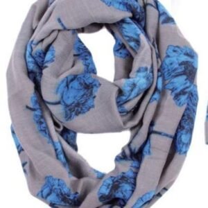 Women's Floral Light Weight Infinity Scarf
