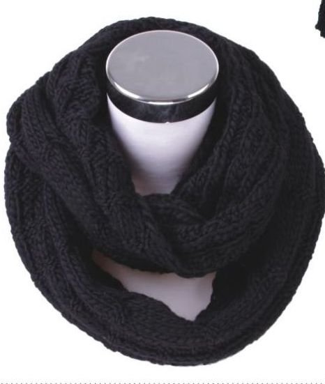 Women's Knitted Winter Infinity Scarf