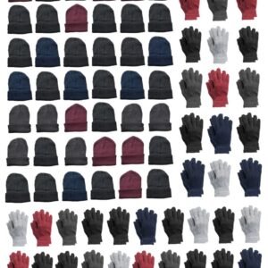 Yacht & Smith Unisex 2 Piece Hat And Gloves Set In Assorted Colors