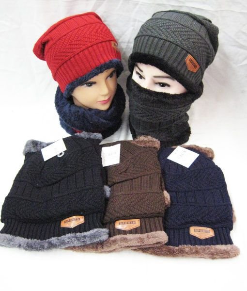 423745.jpg Winter Beanie Scarf Hats Circle Scarf Slouchy Skull Cap