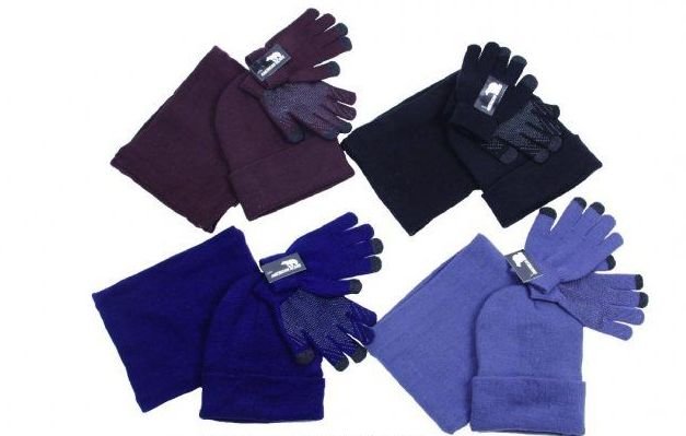 452206.jpg Hat Scarf And Gloves Or Mitten Cold Weather Set