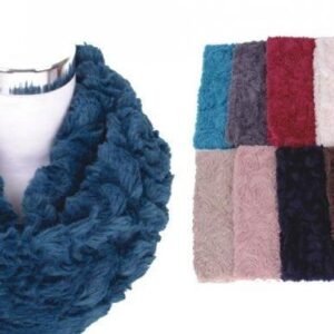 452427.jpg Women's Plush Solid Winter Infinity Scarf