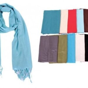 Plain Solid Color Classic Soft Luxurious Winter Scarf For Men Women