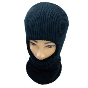 Ski Face Cover One Hole Black Only