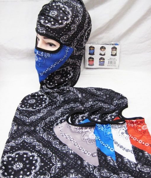 480369.jpg Full Face Mask Two Tone Paisley Bandanna Assorted Colors