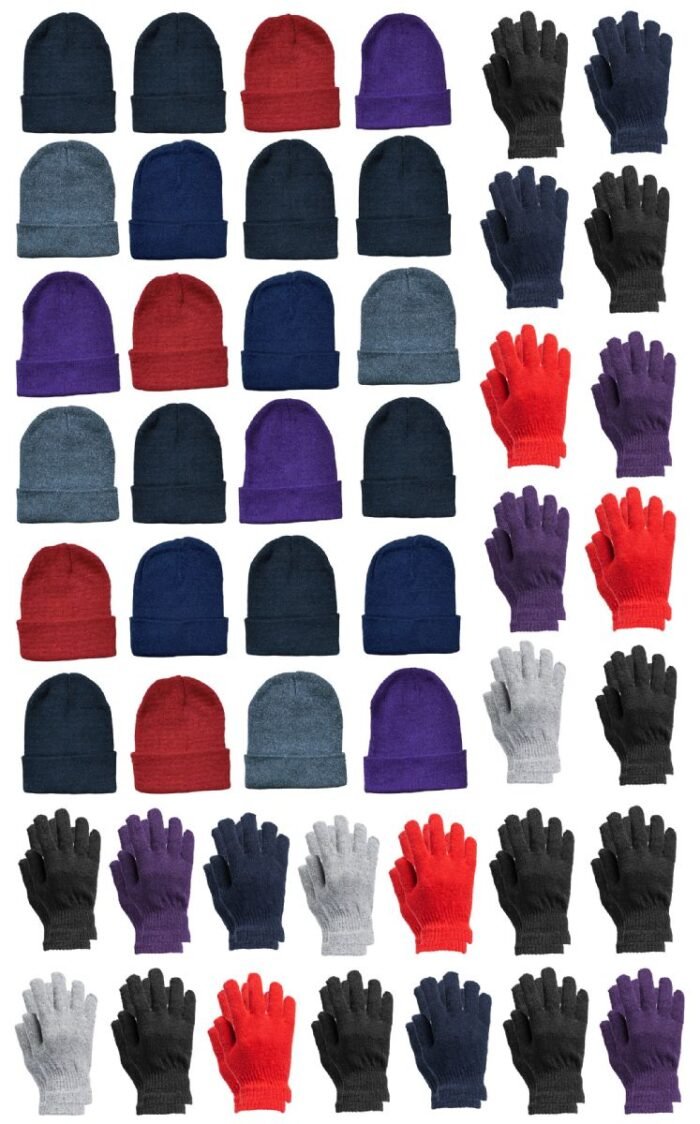 Yacht & Smith Women's 2 Piece Hat And Gloves Set In Assorted Colors