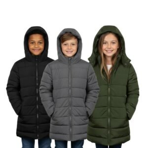 496814.jpg Youth Hooded Puffer Winter Coat - 4 Colors