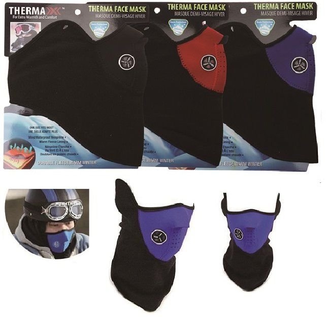Vented Thermal Fleece Windproof Half Face Mask