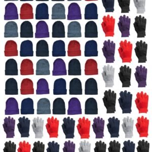 502918.jpg Yacht & Smith Women's 2 Piece Hat And Gloves Set In Assorted Colors