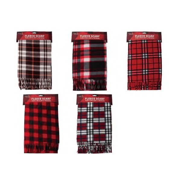 542874.jpg Multi Color Winter Fleece Scarf 150 X 25 cm