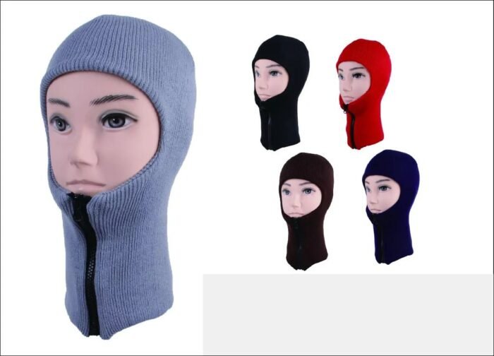 Ski Mask With Zipper For Extreme Cold Weather