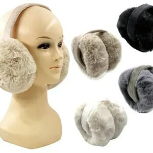 575242.jpg Unisex Fuzzy Folding Winter Earmuffs