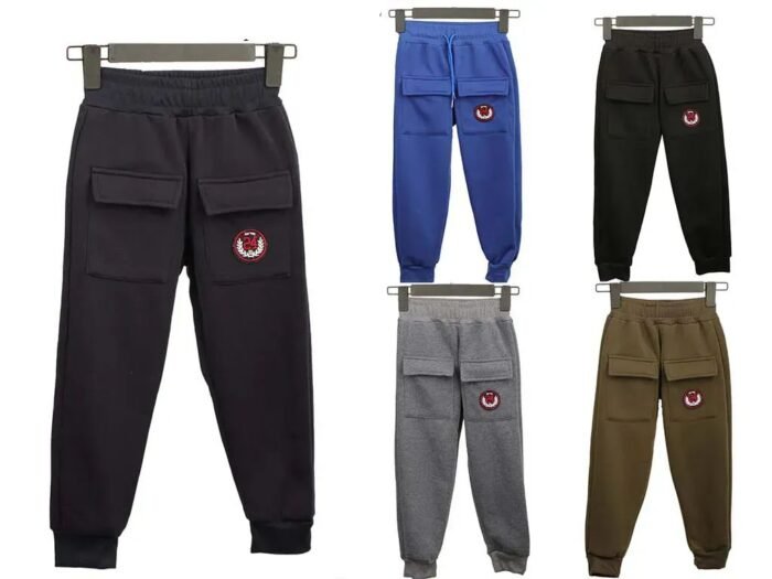 Kids Fleece Lined Cargo Jogger