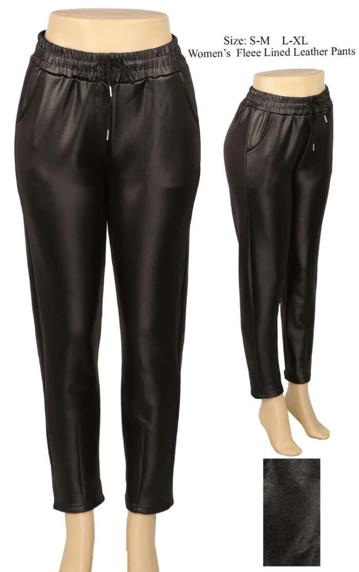 575286.jpg Woman Fleece Lined Leather
