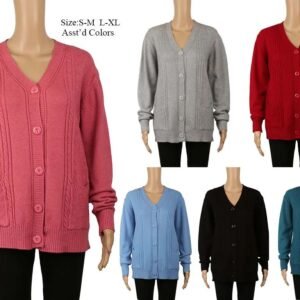 575328.jpg Woman Button Up Cardigan