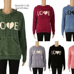 575338.jpg Woman Sweater With Love Print