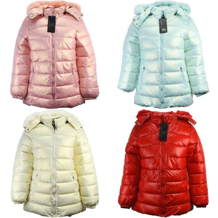 Women's Short Winter Jacket Reflective Assorted Colors