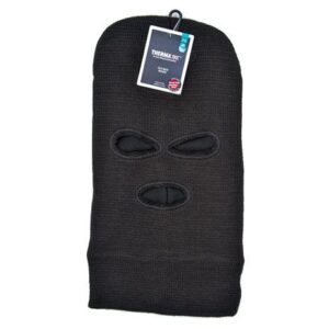 Winter Face Mask With Fleece Lining (black)