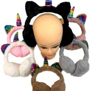 Super Soft Unicorn Ear Muffs