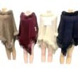 587664.jpg Solid Color Faux Fur Ponchos Assorted