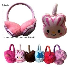 Animal Face Earmuff's - 6 Assorted