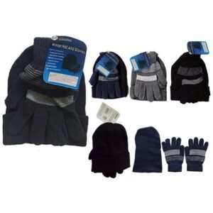 Men's Hat And Glove Set