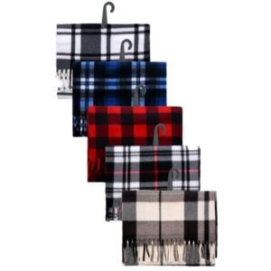 Winter Scarves - 5 Assorted Colors
