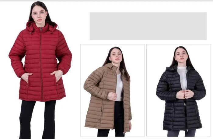 611993.jpg Warmth & Style Combined: Women's Puffer Parka With Hood