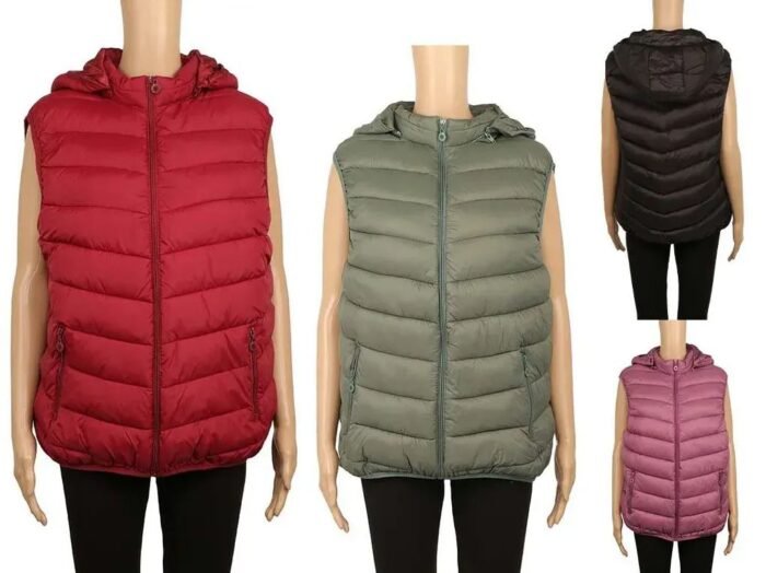 611994.jpg Sleeveless Puffer Jacket For Women