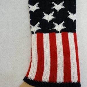 Knitted Boot Cuffs [stars & Stripes]