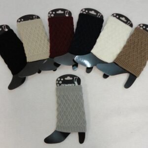 Knitted Boot Cuffs [diamond Knit]