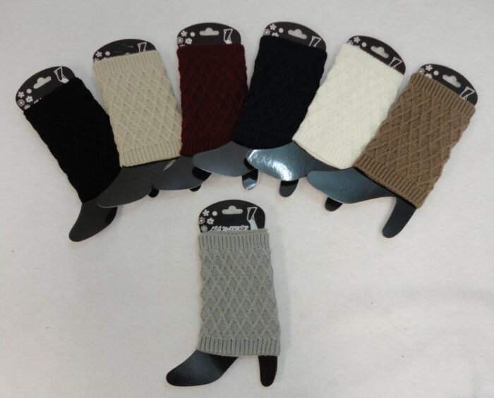 Knitted Boot Cuffs [diamond Knit]