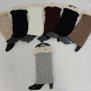 Knitted Boot Cuffs [antique Lace]