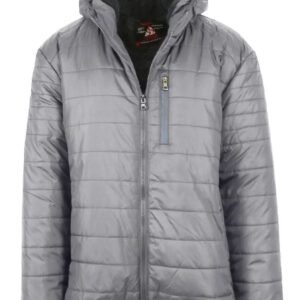 Men's Hooded Puffer Jacket, Assorted Sizes S-Xxl Heather