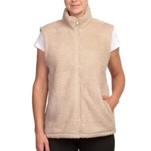 Sofra Ladies' Sherpa Vest