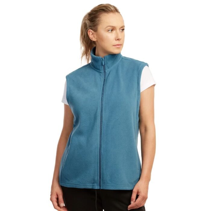 680990.jpg Sofra Ladies' Polar Fleece Vest