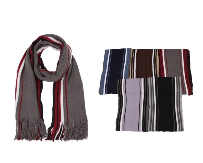 682660.jpg Men's Stripped Pattern Scarf